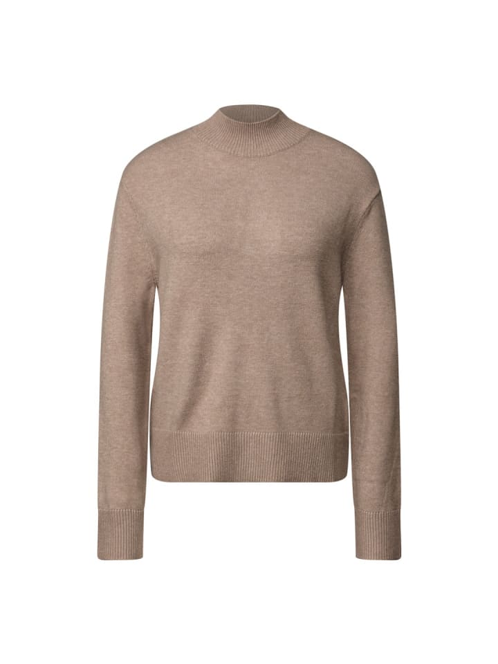Pullover in sandstone beige mel.