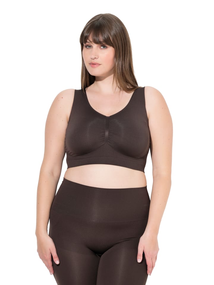 Bustier in pinienbraun