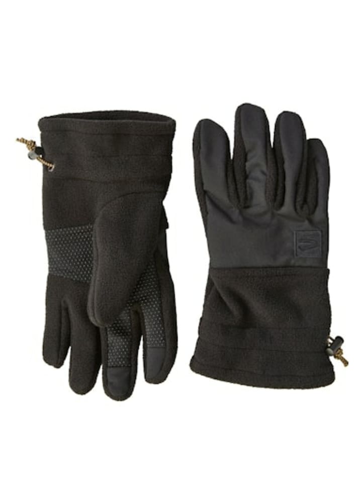 Camel Active Damen Strick-Handschuhe – Aus Baumwollmix, Mit Geripptem Saum Und Markenlabel