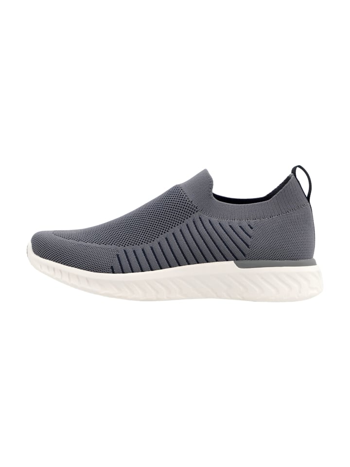 Sportliche Slipper in Grau