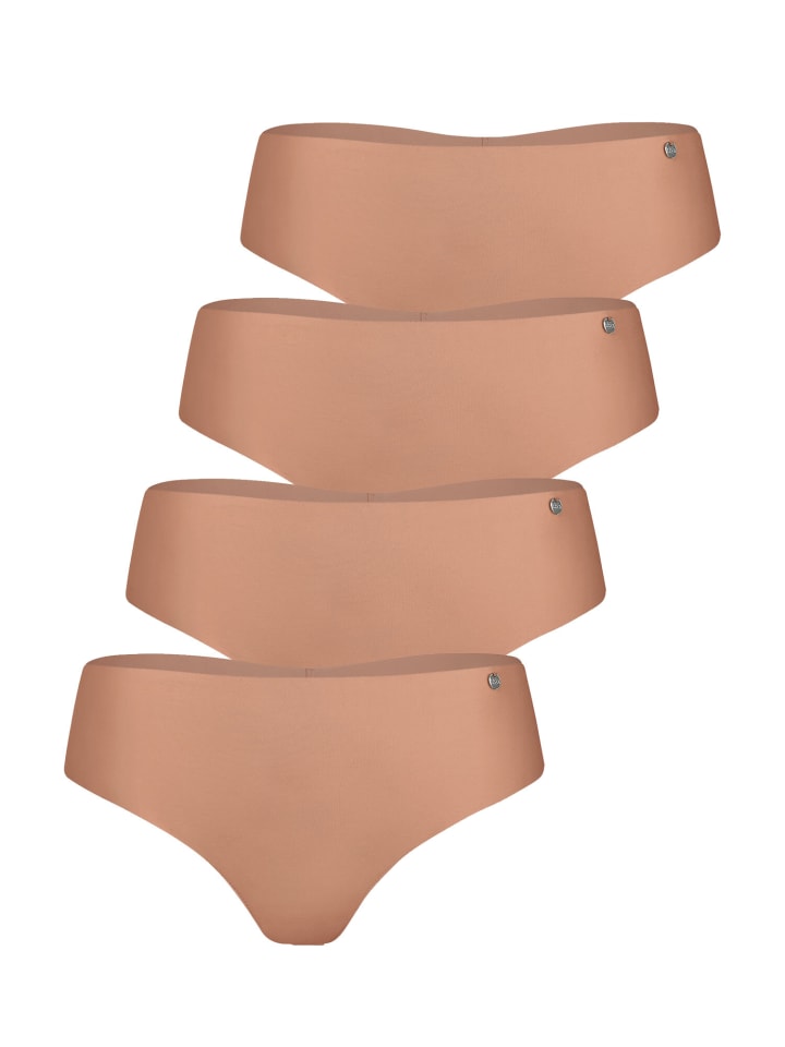 4er Pack Brazilian Slip Clean Cut in rose blush