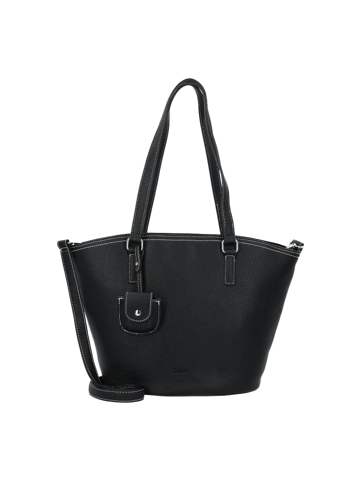 Layla Shopper Tasche L 39 cm black