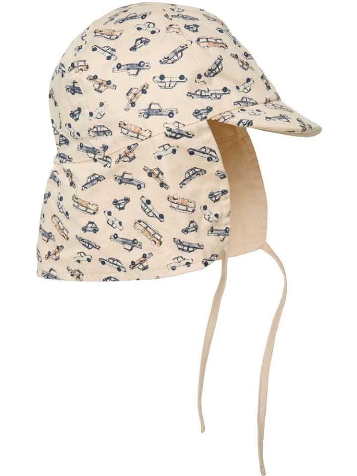 Kinder Hut "Sun Hat Reversible" in Beige