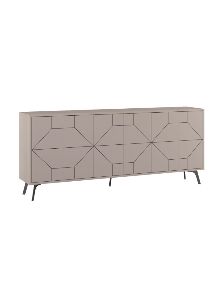 Sideboard mit Türen DUNE in Mol - (W)184 x (H)77,4 x (L)35 cm