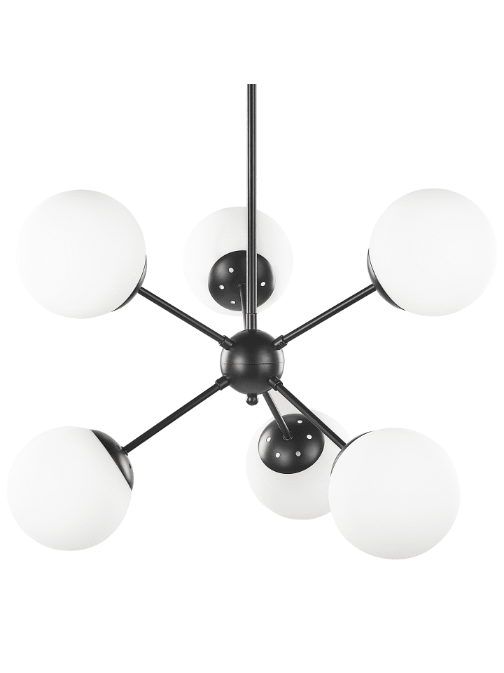 Pendelleuchten ADAWRO in Schwarz - (W) 58 x (H) 100 x (L) 58 cm