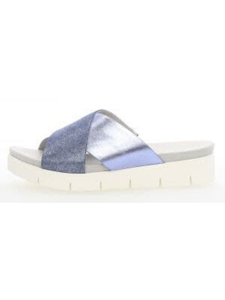 Damen Pantoletten in blau