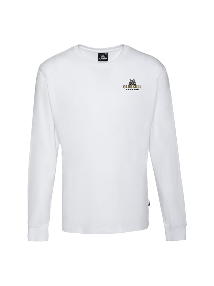 Langarmshirt Basic Osk Samurai in White