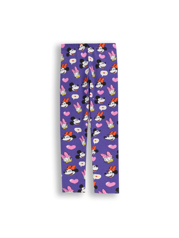 Leggings mit langen Beinen in violett