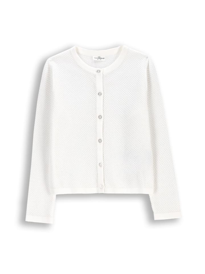 Strickjacke in weiß