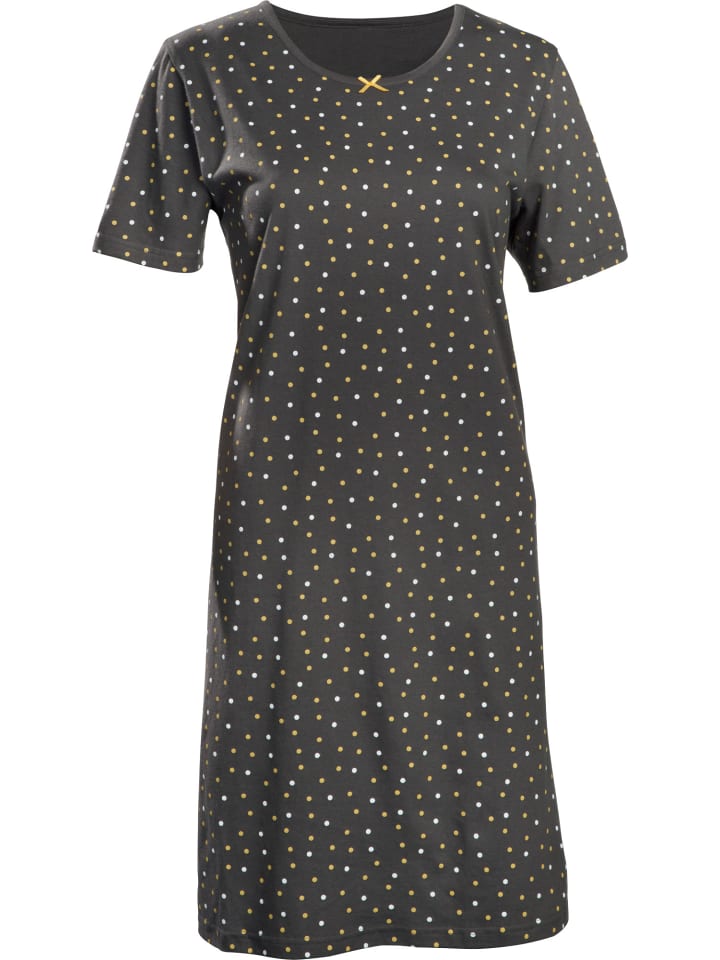 Single-Jersey Nachthemd in graphit