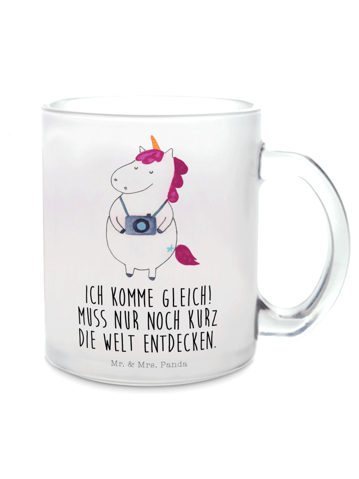 Tasse Einhorn Fotograf mit Spruch in Transparent