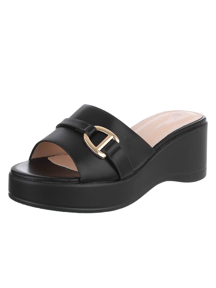 Sandale & Sandalette in Schwarz
