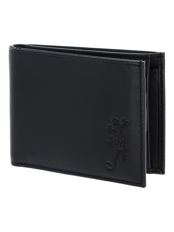 Leather Geldbörse RFID Schutz Leder 10.5 cm lizard