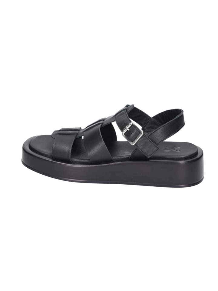 Plateau Sandaletten in Schwarz