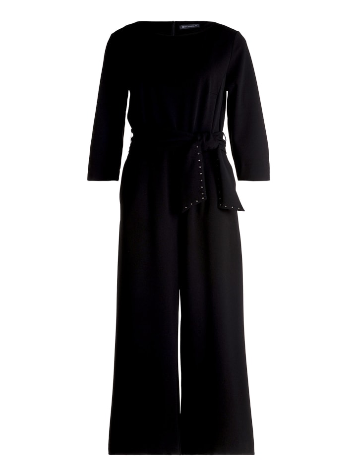 Jumpsuit mit Eingrifftaschen in Schwarz