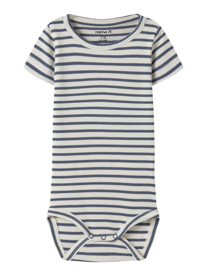 Kurzarmbody NBNBANI S/S BODY in vintage indigo