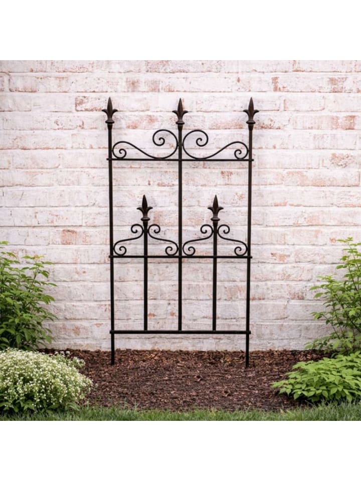 Rankgitter SILVIO Metall Zaun 44x100 cm