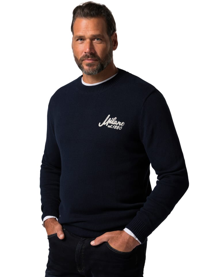 Pullover in navy blau