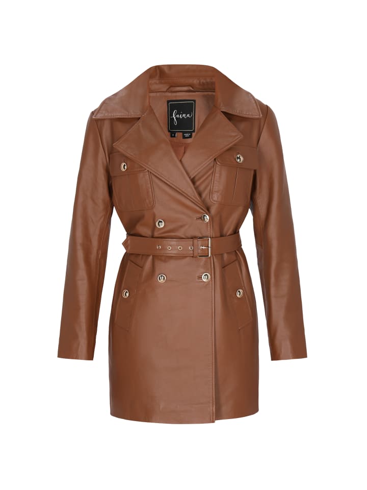 Women Coat in brown