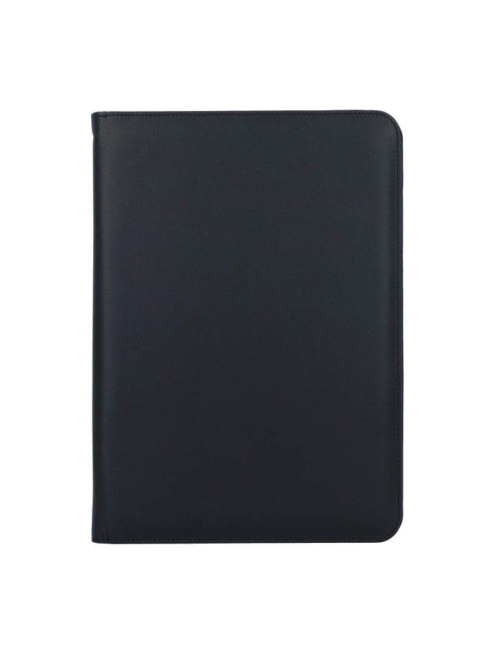 Schreibmappe VII Leder 35,5 cm schwarz