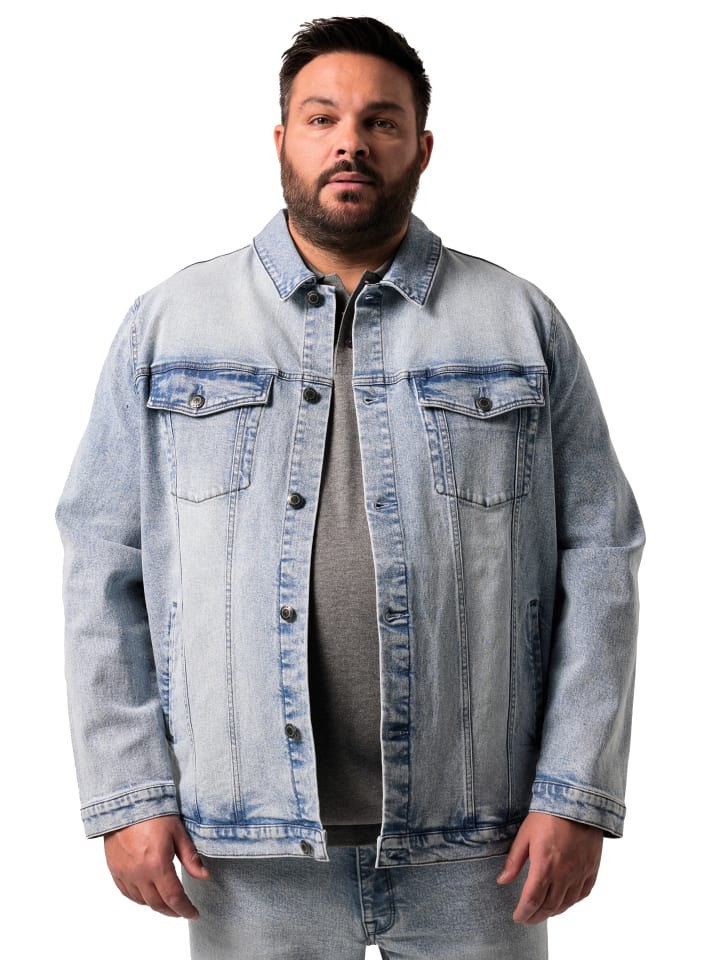 Übergangsjacke in bleached denim