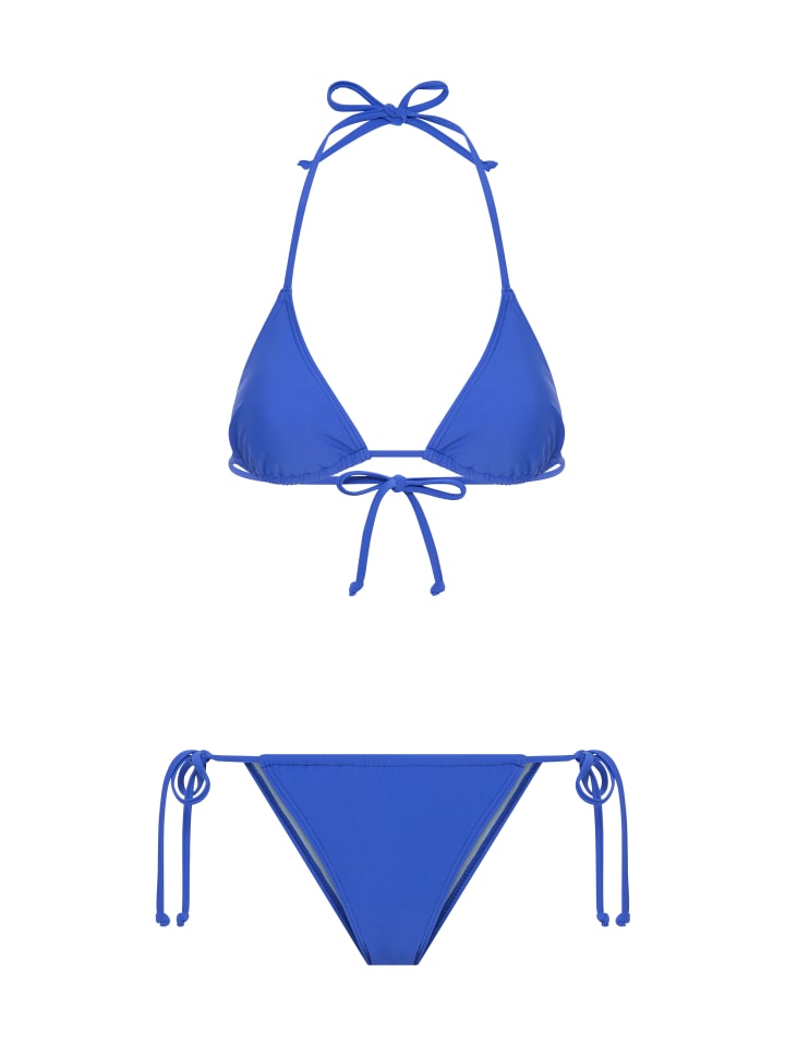 Triangel-Bikini in royal blue
