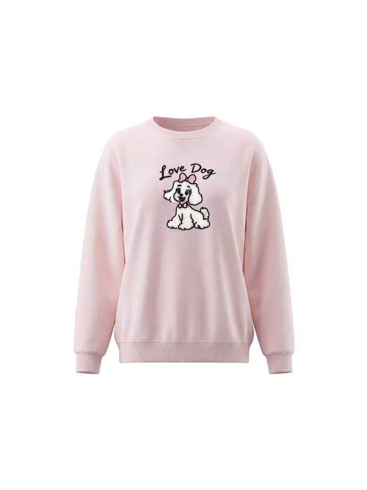 Women Sweatshirt in Light Rose