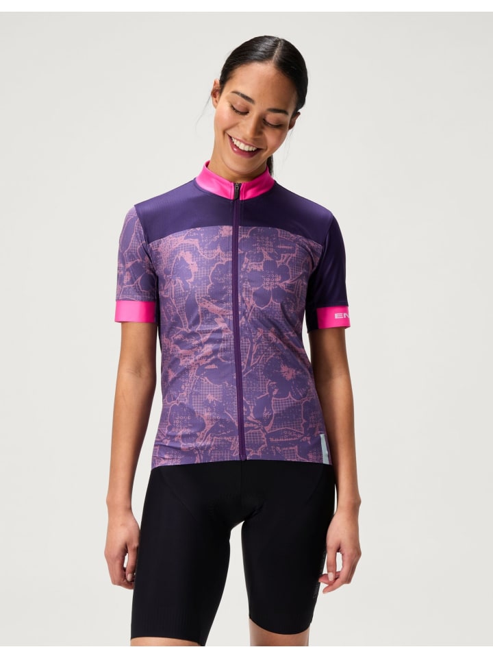 Shirt Floral Block in Bramble