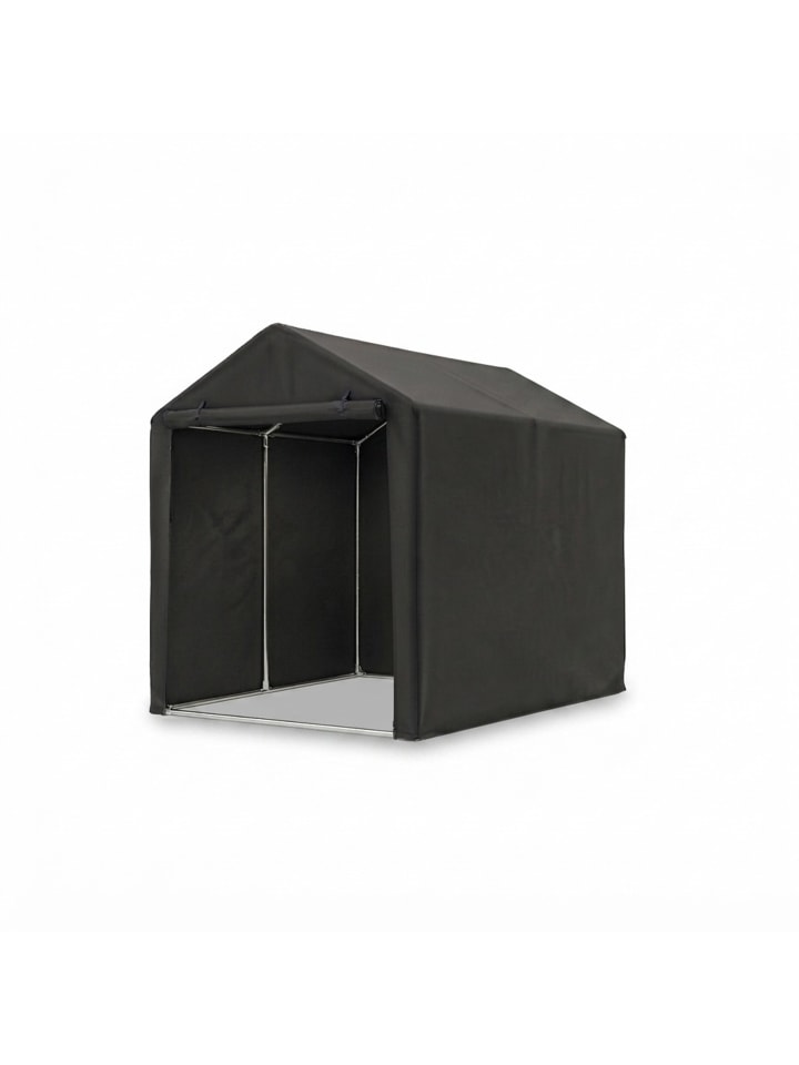 Fahrradgarage in Schwarz - (B)120 x (H)160 x (T)180 cm