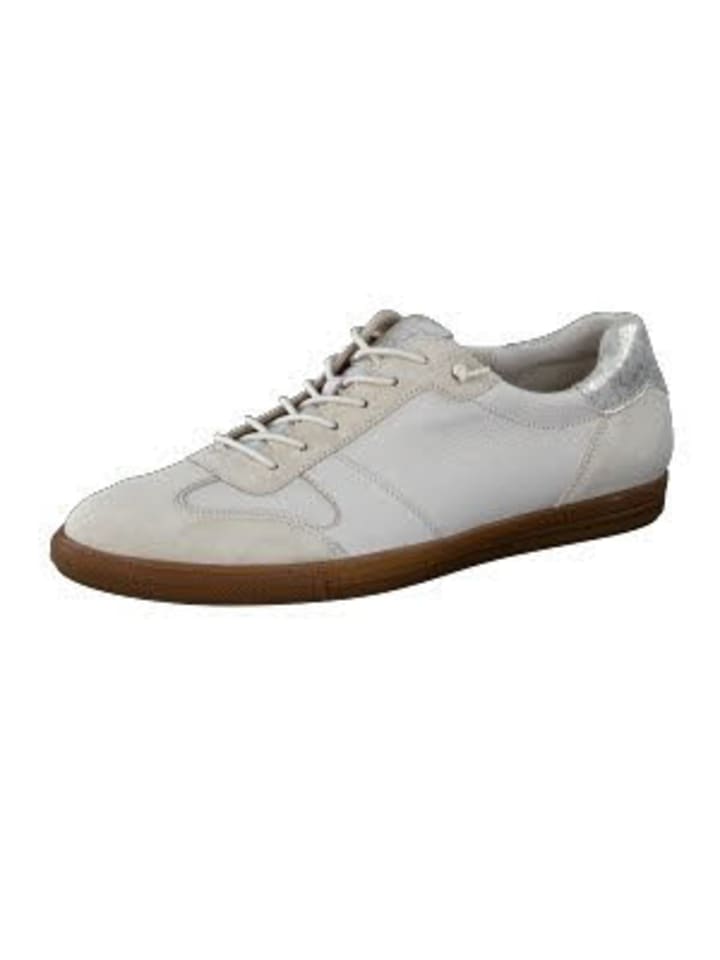 Damen- Schnürschuhe 0077-5405-007/Sneaker in Weiß