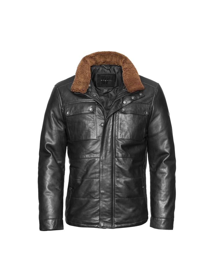 Lederjacke BUMARCELLO in black