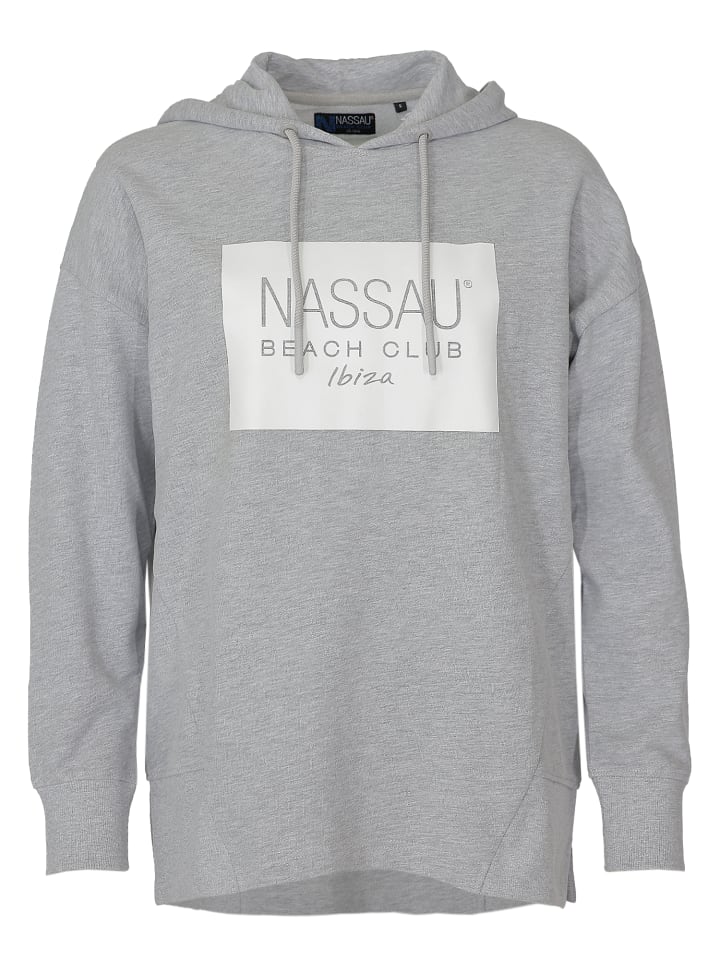 Hoodie NB231058 in grey melange