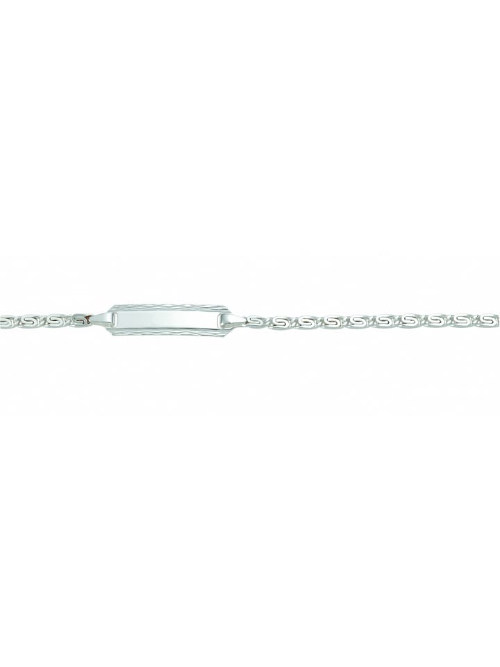 925 Silber S Panzer Armband 14 cm Ø 2,1 mm in silber