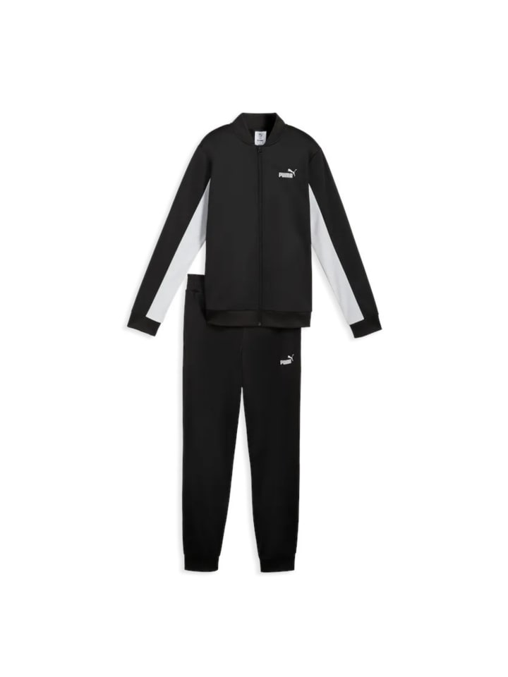 Poly Baseball Suit Freizeitanzug in schwarz