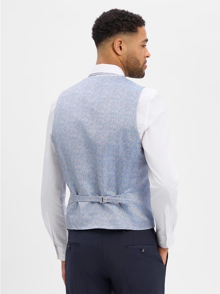 Baukasten-Weste in hellblau - 0001