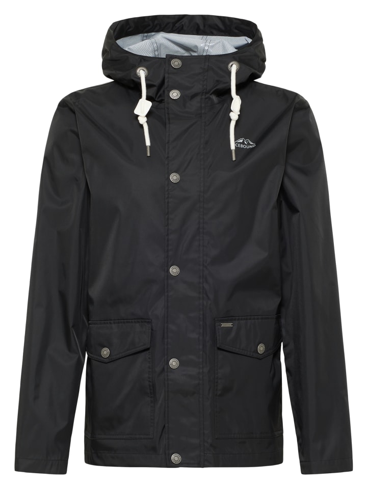 Herren Regenjacke in Schwarz