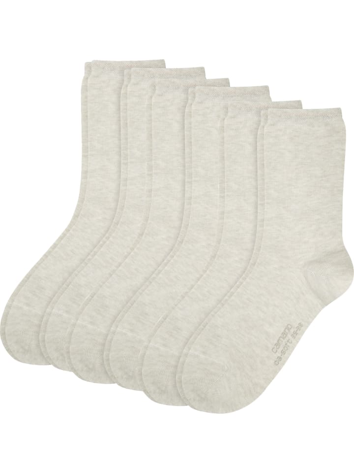 Socken 6 Paar ca-soft in natur-melange