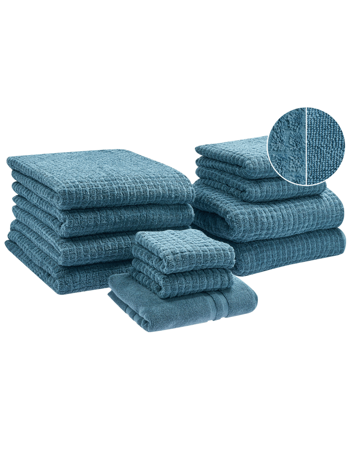 11er-Set Handtuch ATAI in Blau