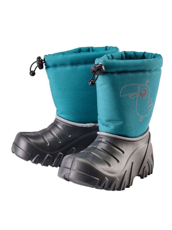 Winterstiefel mit Warmfutter in petrol