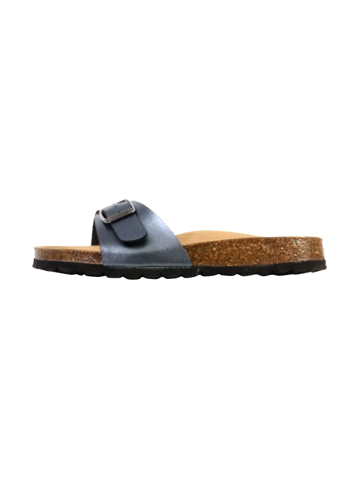 Leder-Pantoletten „Noga Lorean Edge“ Schwarz