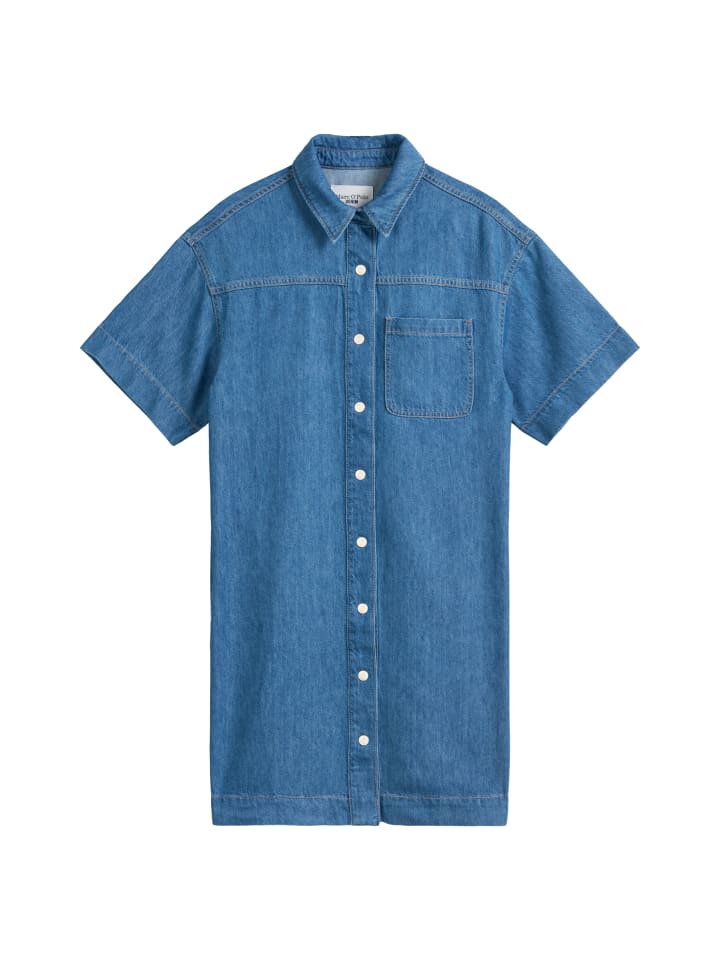 Jeanskleid relaxed in Aqua
