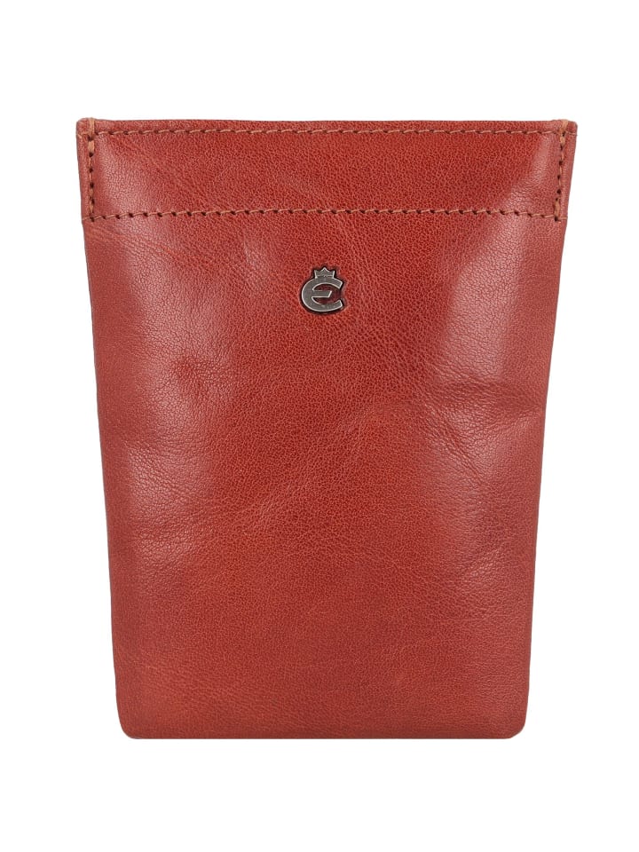Toscana Schlüsseletui Leder 6 cm braun