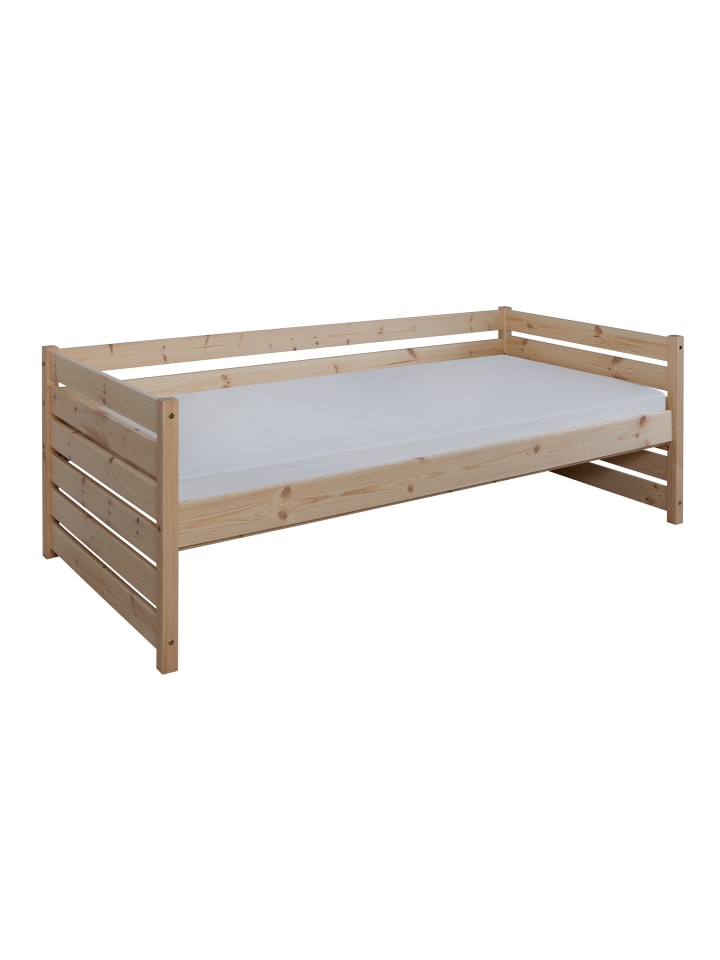 TICAA Sofabett Naomi 90x200, Kiefer massiv in Natur