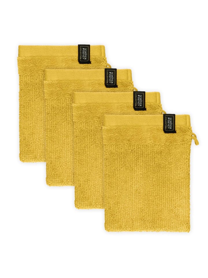 Waschhandschuh SENSE 4 in Gelb