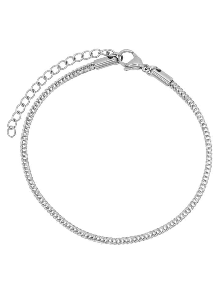 Gliederarmband Herren Ethan silberfarben in silberfarben poliert
