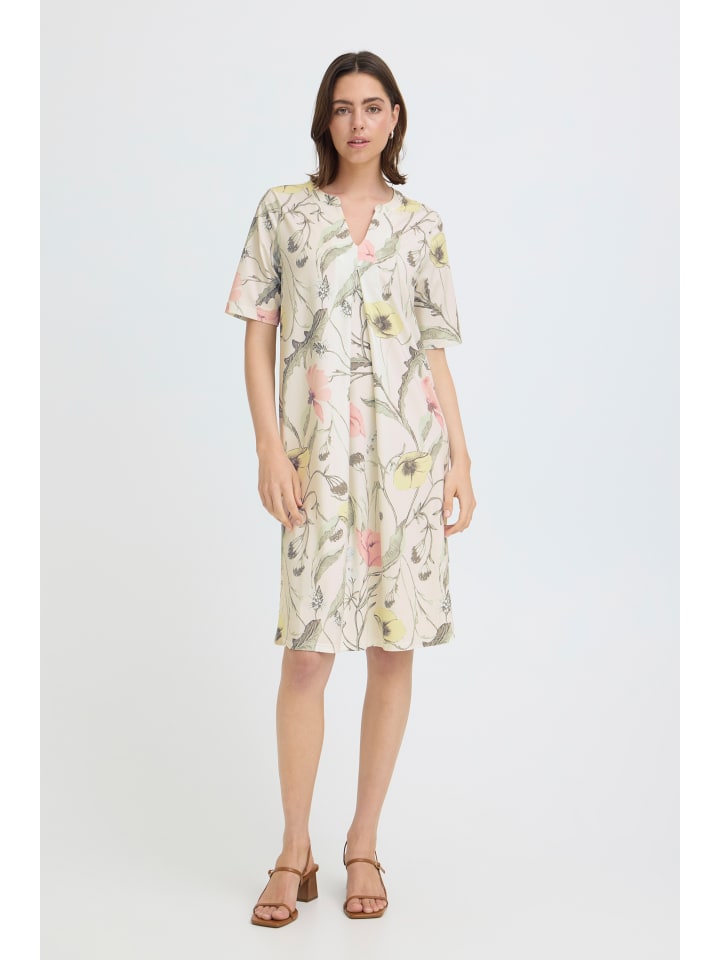 Casual FRSEEN A-shape in PASTEL YELLOW FLORAL