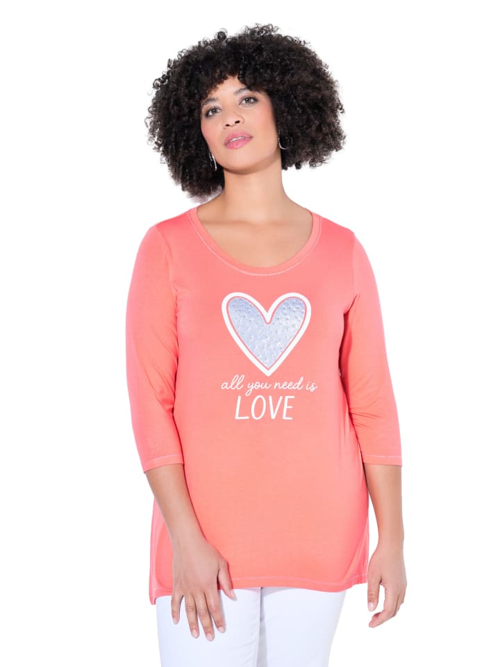 Shirt in koralle