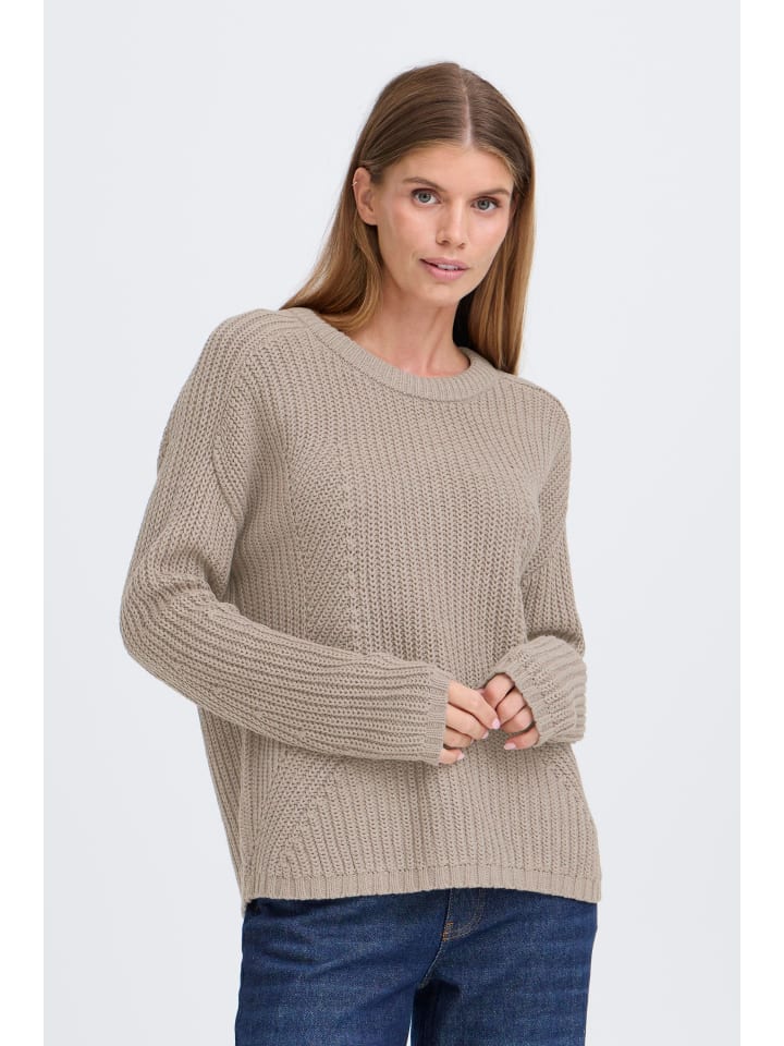 Strickpullover OXKanna in Grau