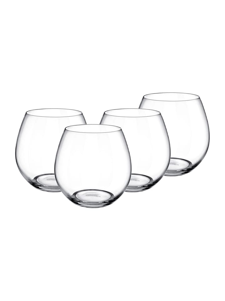 4er Set Wassergläser Entrée in Transparent 570 ml
