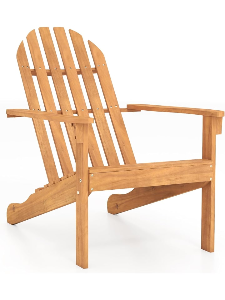 Adirondack Stuhl Holz in Hellbraun